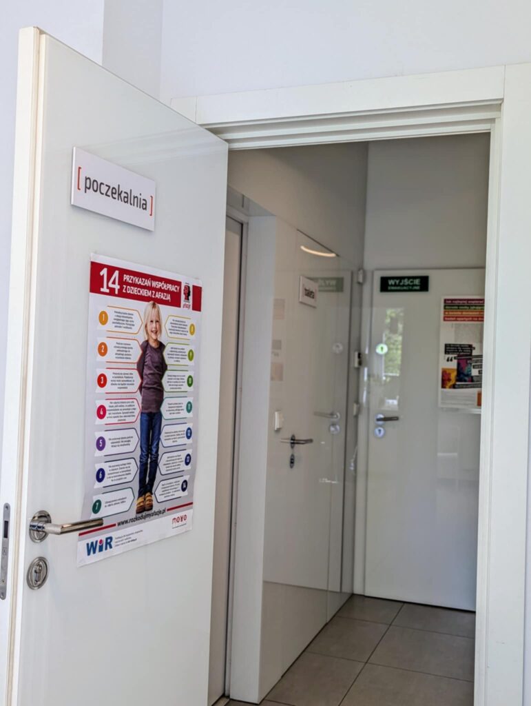 Kącik do terapii dziecka — gabinet logopedyczno-psychologiczny Poznań